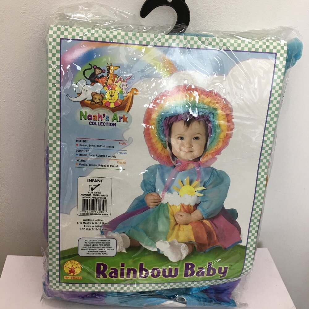 Rubie's Rainbow Baby Halloween Costume Infant New